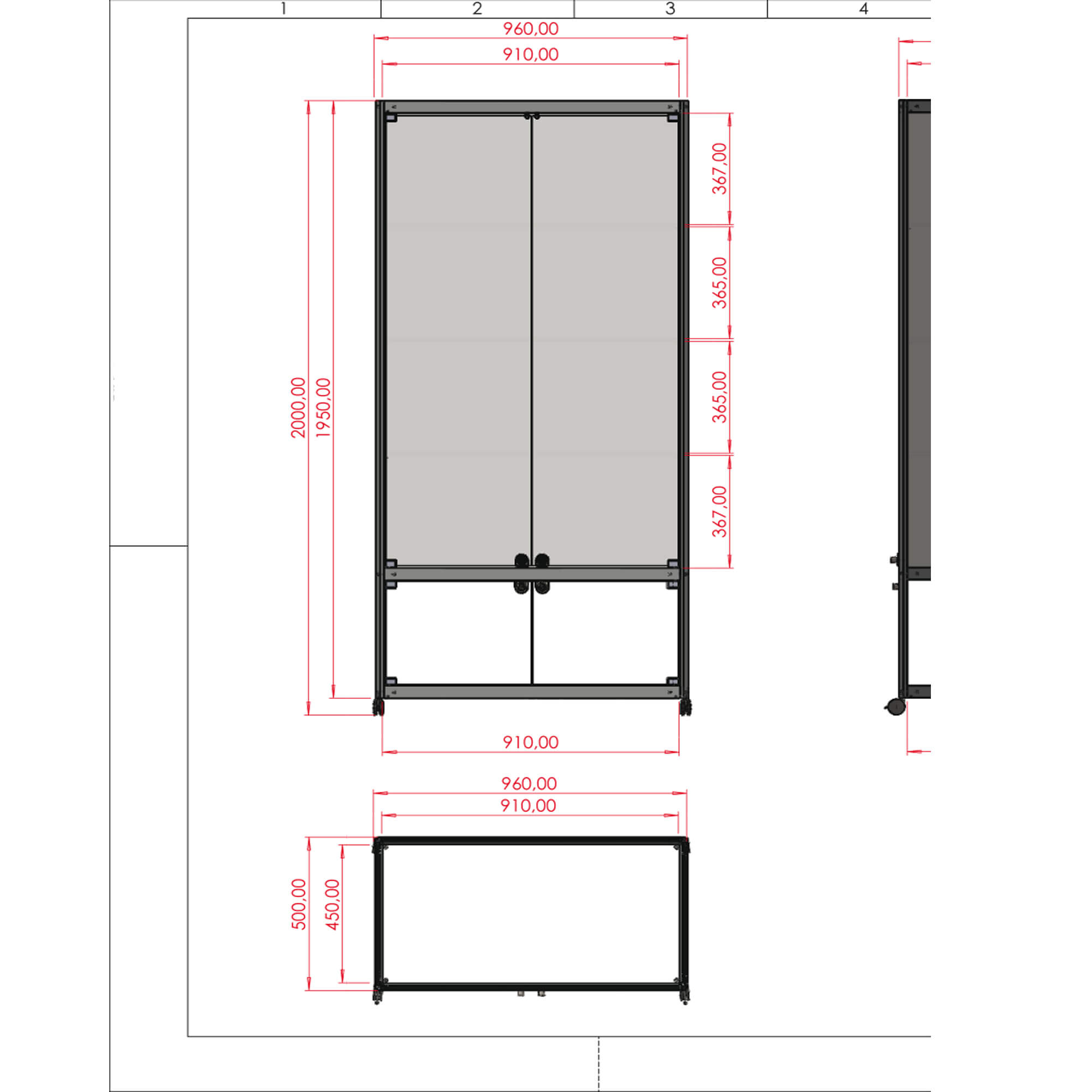 Glasvitrine_zweitürig_mitUnterschrank