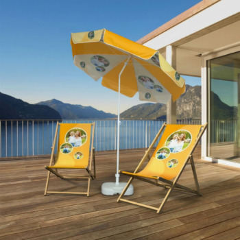 Sonnenschirm bis 2,5m inkl. Druck