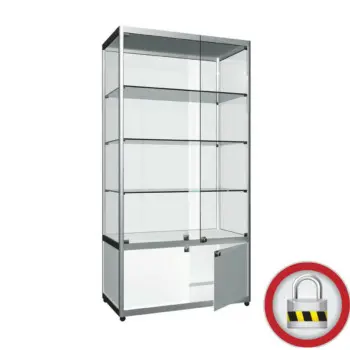 Glasvitrine Wand