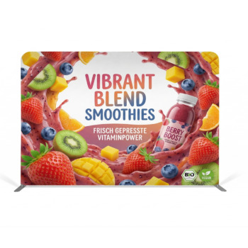 Messewand TUBE gerade inkl. Druck doppelseitig