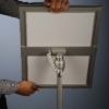Flexibler LED Infoständer  DIN A3
