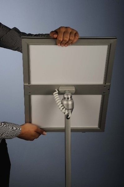 Flexibler LED Infoständer  DIN A3