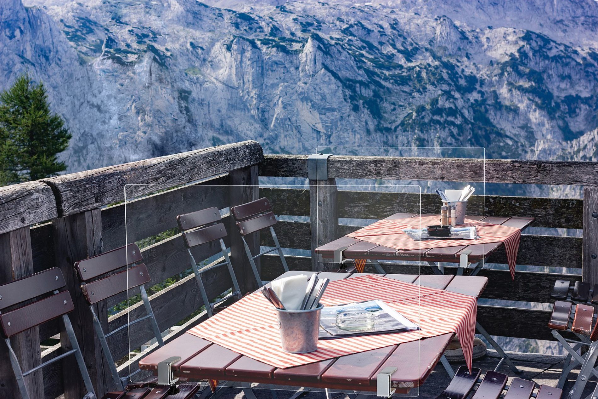 Schutzwand Tischkante 700x800mm