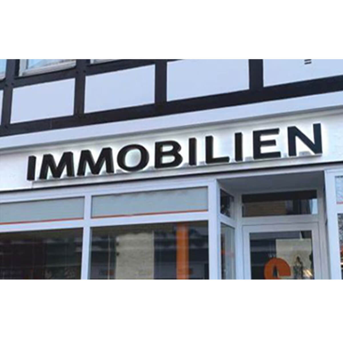 Leuchtbuchstaben-Immo