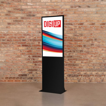 Digital Signage Stele einseitig