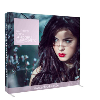 Messewand Textil mit Klettsystem, inkl. Druck