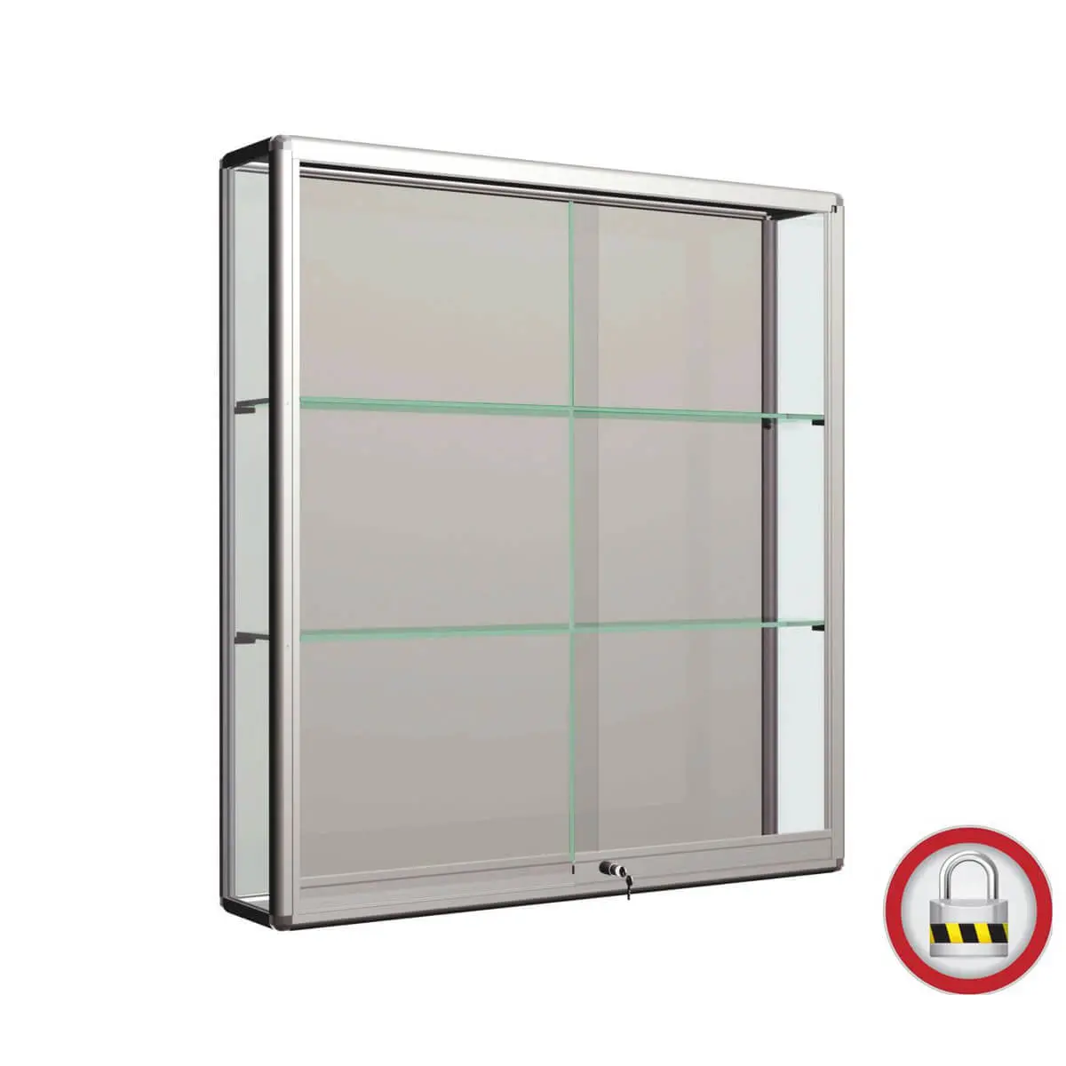 Glasvitrine Wand