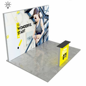 LED Messestand FLEX 12qm