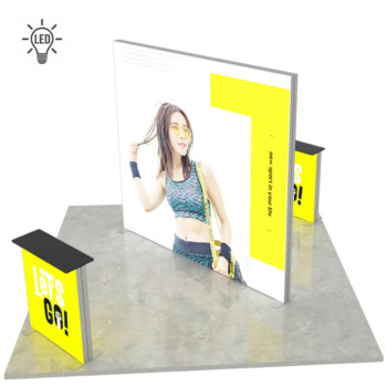 LED Messestand FLEX 16qm, inkl. Druck