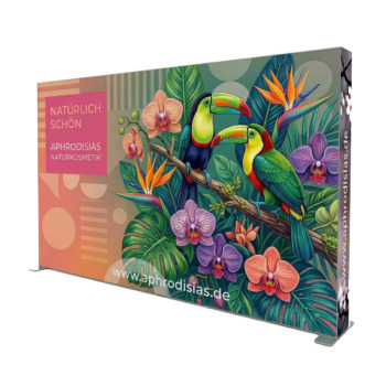 Messewand Textil mit Klettsystem, inkl. Druck