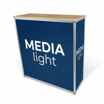 LED Messetheke LOOM, inkl. Druck