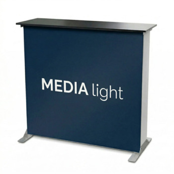 LED Messetheke LUZ, inkl. Druck